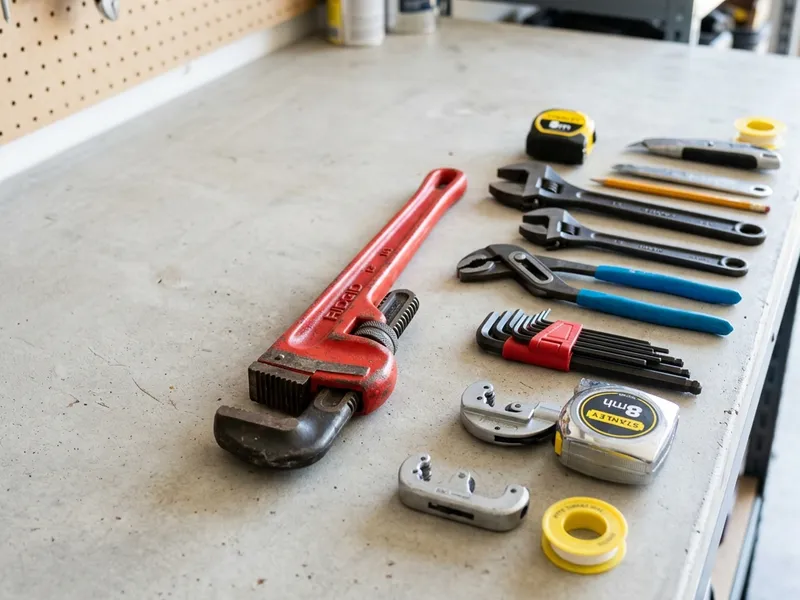 Professional plumbers in Bear Rocks, PA equipped with top-tier tools for residential and commercial plumbing services.